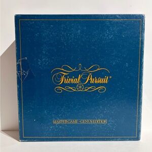 Box Trivial Pursuit 1981 Genus Edition Used BOX AND INSERT ONLY NO GAME Vintage
